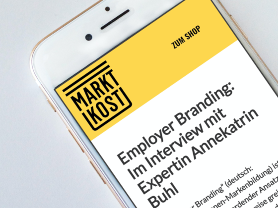 Interview von Annekatrin Buhl mit Marktkost zu Employer Branding